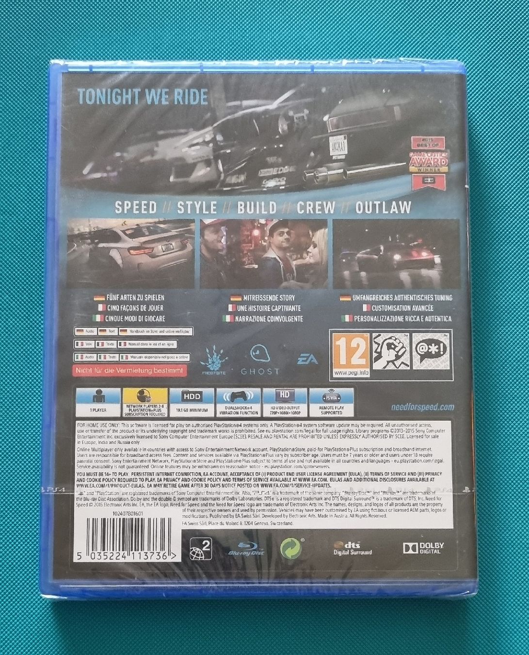 Sony Giochi: PS4 Need for Speed Ghost NEU SEALD – Nuovo e nell'imballaggio originale da Oberbipp venduto da ret_6hxb 3