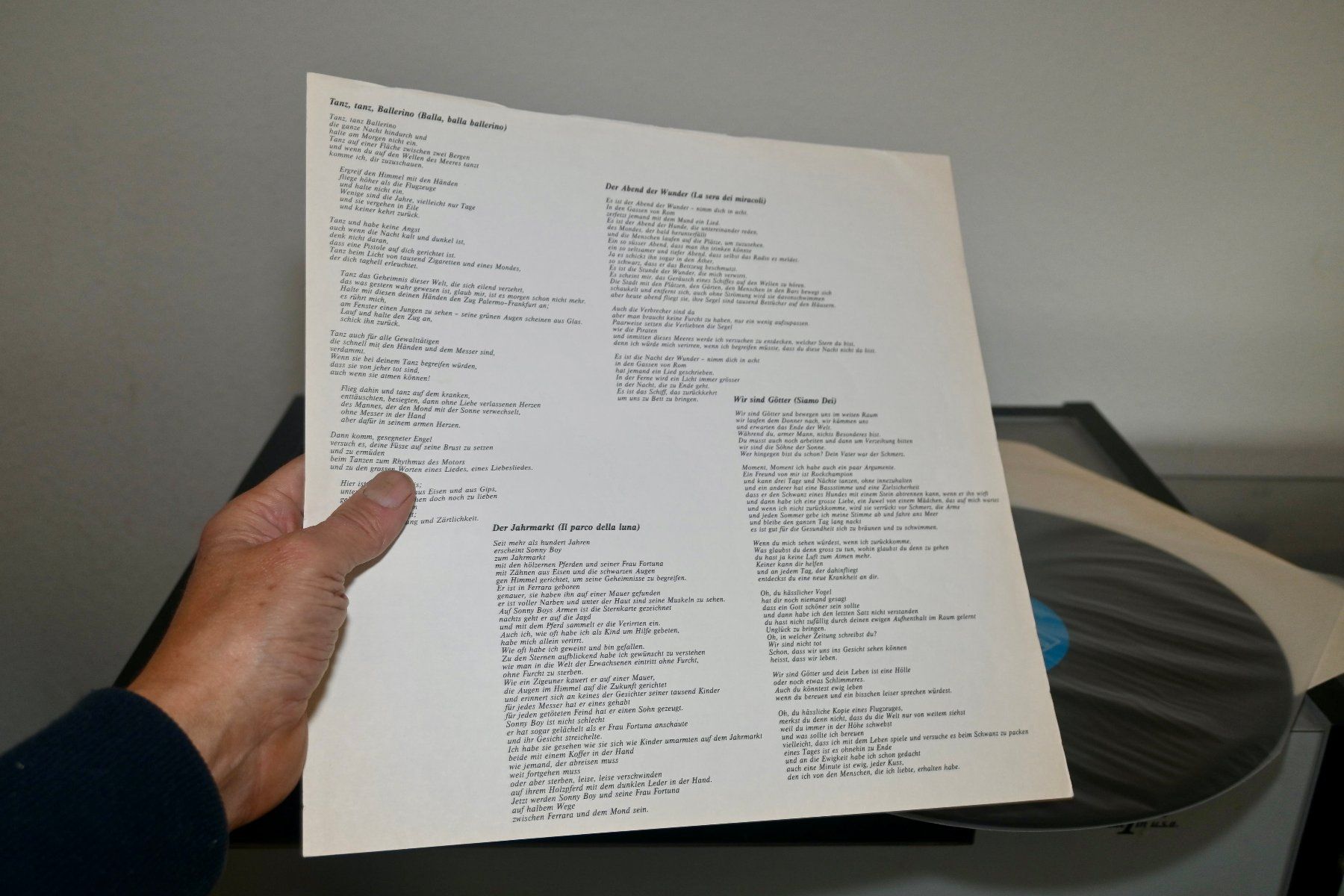 Dischi in vinile: Dalla SAME ITALY LP 1980 m/TEXTBLATT – Usato da Pfaffhausen venduto da mono_rec 6