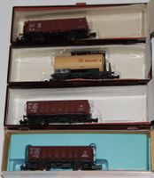 Roco Spur N - Set mit 4 Güterwagen - aus Sammlung