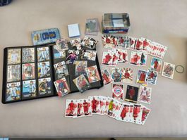 WM Karten (Messi Golden Baller) + Topps  + Album und Box