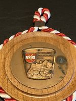 Holz Souvenir Porrentruy 1966 Wanddeko Vintage Schweiz
