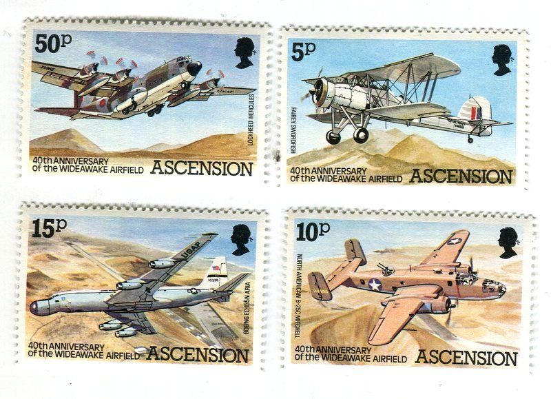 Alle Briefmarken: Briefmarken "Flugzeuge". Ascension – Neu und originalverpackt aus Basel von Butsch5