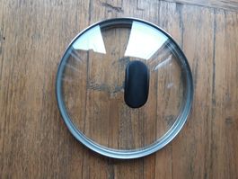 Glas Metall 19cm Kochdeckel Topfdeckel Pfannendeckel