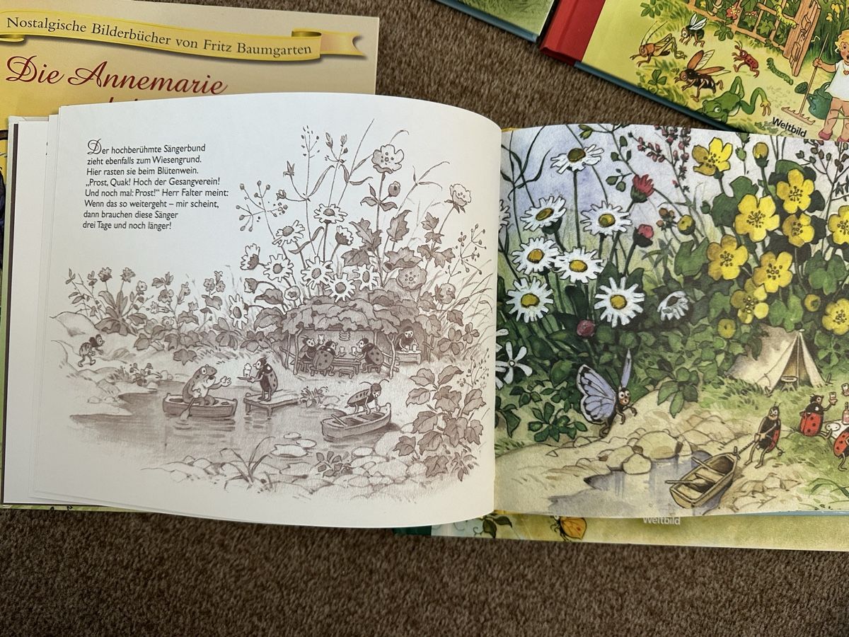 Libri: Fritz Baumgarten Nostalgische Bilderbuecher, 9 Stueck – Usato da Stäfa venduto da Oster_glocke 1