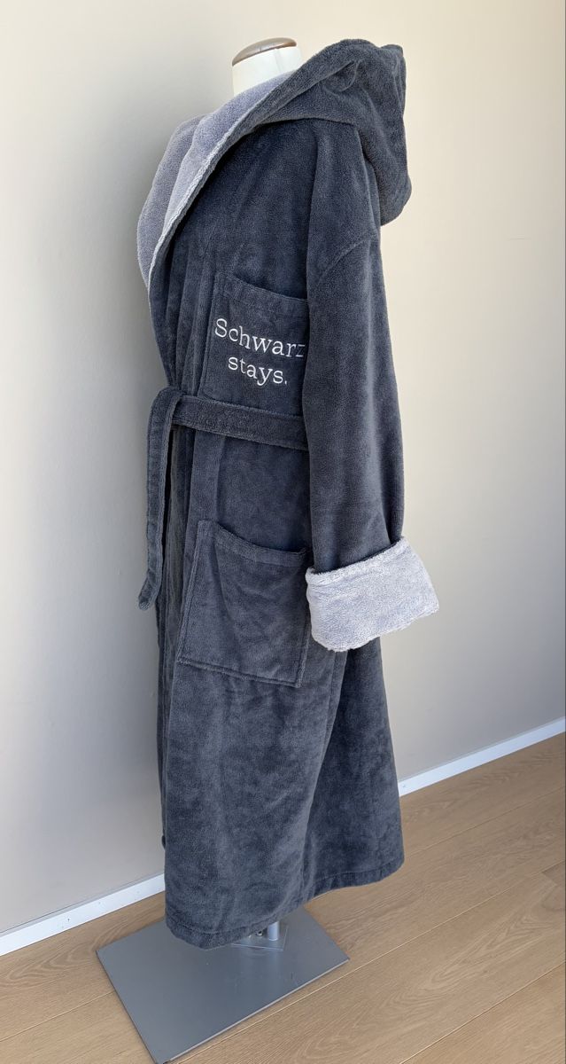 Bademäntel: SCHWARZ stays Badematel Gr.XL UNISEX – Neu (gemäss Beschreibung) aus Degersheim von Starkigel 2