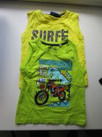 Top 2 Stück Grösse 98 grün und gelb