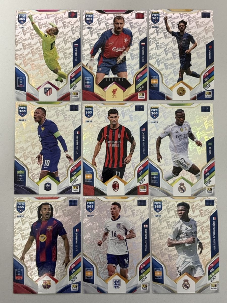 Panini Sammelbilder & Trading cards: Panini 365 - Fan Favorite Silber - 9Stk – Neu (gemäss Beschreibung) aus Oberbuchsiten von Bananefrappe93