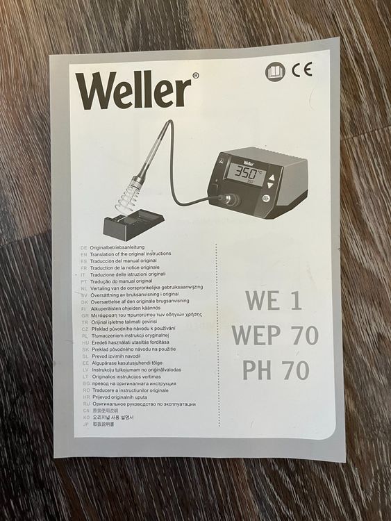 Stazione Saldatura Weller WE 1010 Digitale 70W | Temperatura 100-450°C | Per Hobby E Professionisti - Foto 9