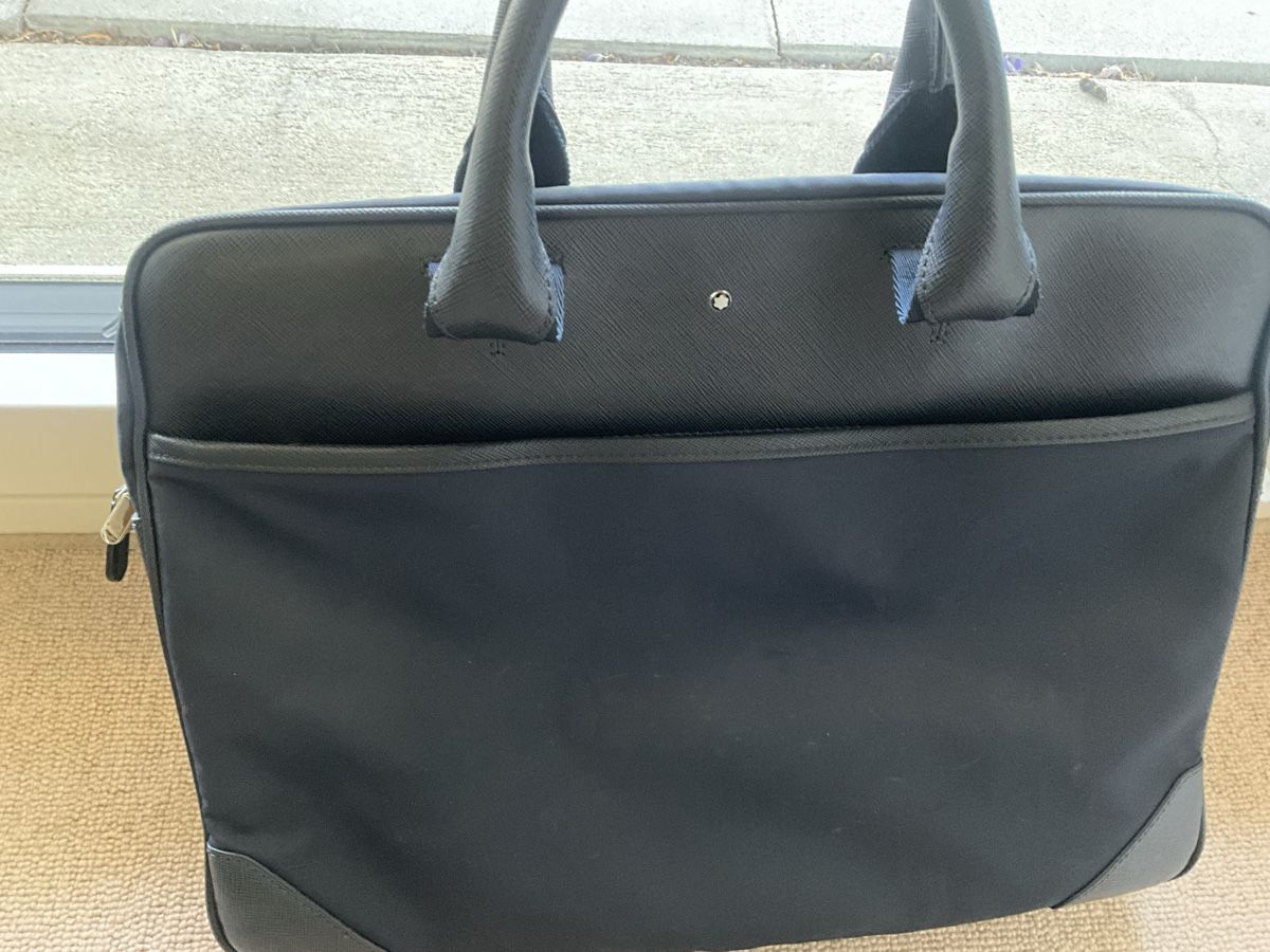 Montblanc Borse: Montblanc Case blau – Usato da Seon venduto da Trail 3