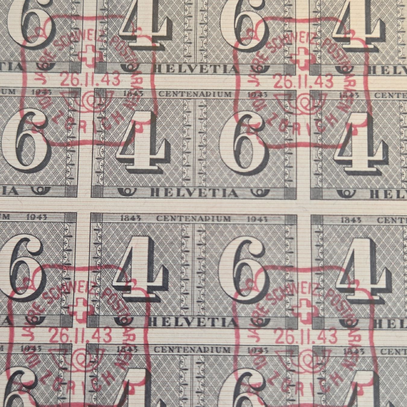 Tutti i francobolli: Schweiz. Briefmarke Toller Block 1943 – Usato da Stans venduto da Ducati16 2