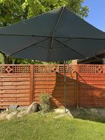 Parasol pliable sur pied