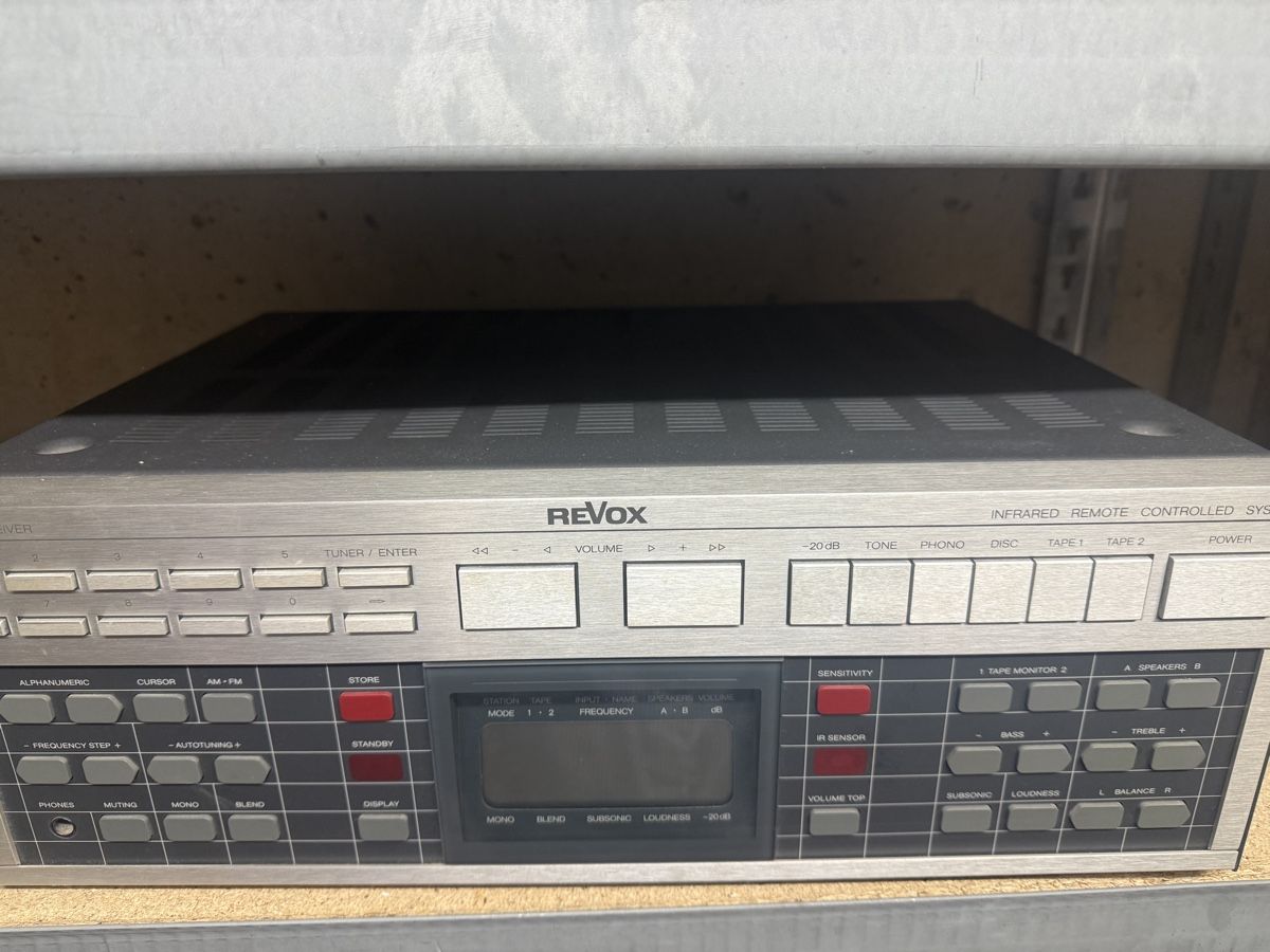 Revox B285 Receiver - Vintage Hi-Fi Klassiker mit Anleitung (Defekt) in ...