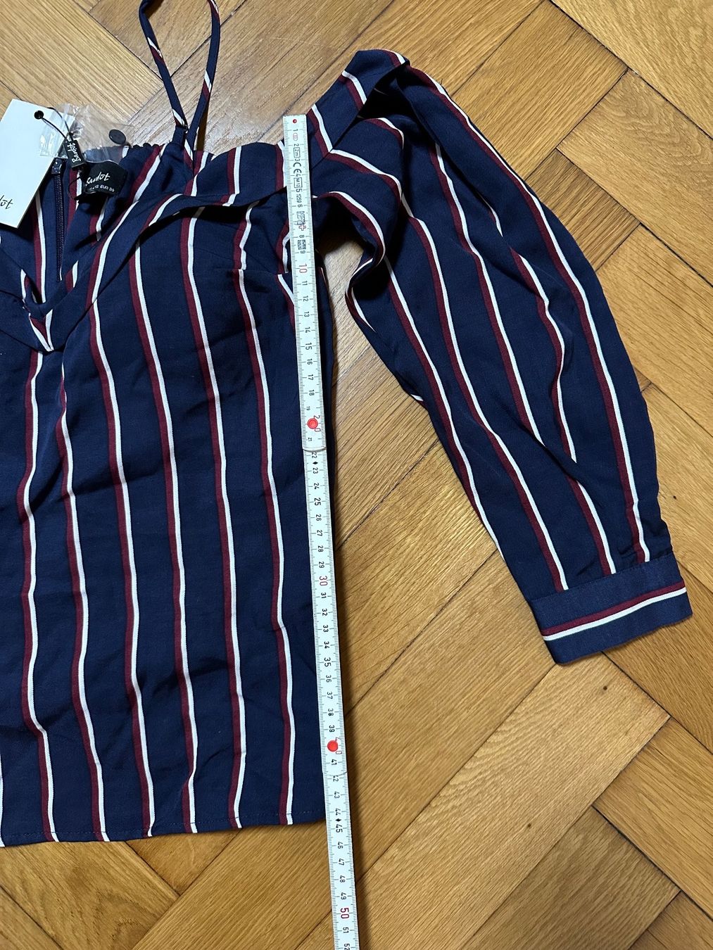 Top: NEU Bardot elegantes Top, schulterfrei – Nuovo e nell'imballaggio originale da Zürich venduto da ong8 2