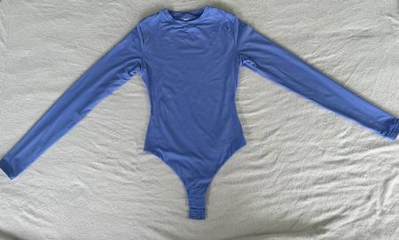 SKIMS blue bodysuit