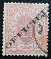 Luxemburg Dienst. Kat. 15 Ia * 1875 sign. Kat. 360 Euro