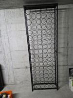 Flaschenregal Metall schwarz für 50 Flaschen neu