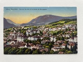 AK Neuchâtel mit Stempel 1923