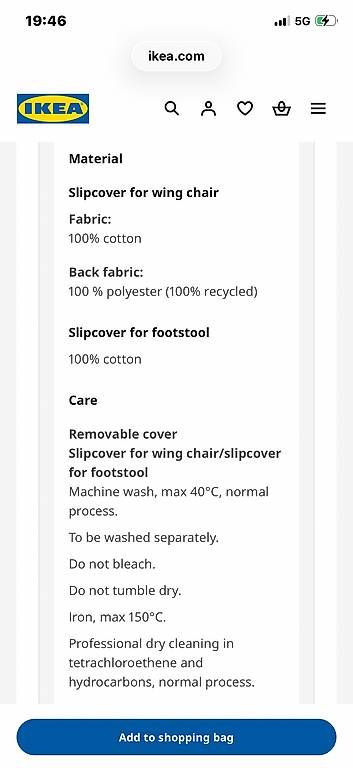 Ikea Sessel: Ikea strandmon Sjölyckan schonbezug – Neu (gemäss Beschreibung) aus Dübendorf von rocki07 1