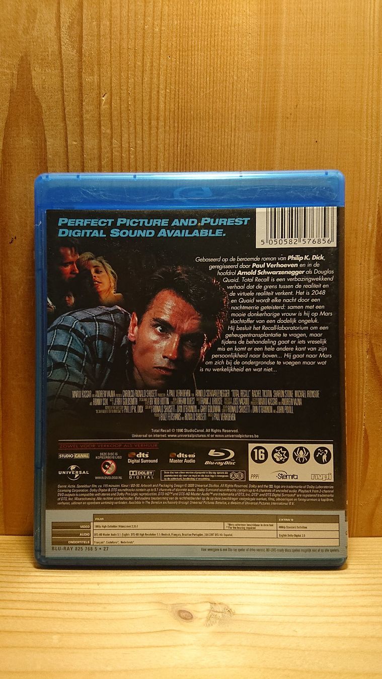 Tutti i DVDs: TOTAL RECALL Blu-Ray Holländisch Version – Usato da Wilderswil venduto da Exebub 1