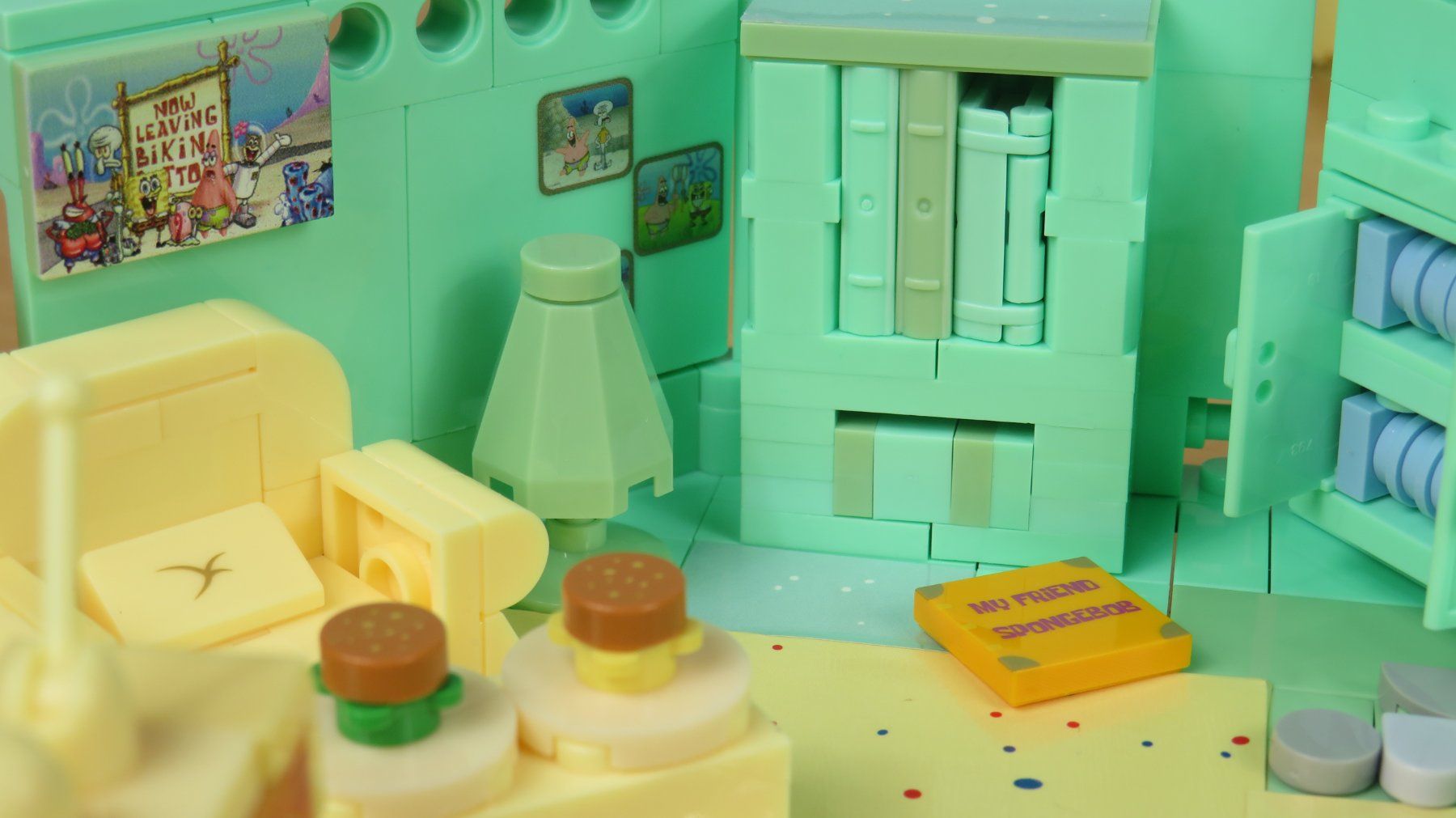 Baukästen: Spongebob - AB0089 - Patricks Stein - Klemmbaustein-Set – Gebraucht aus Arboldswil von Lubber 9