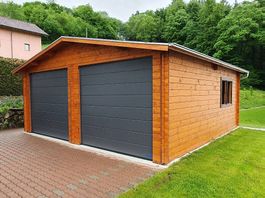 Neu! Doppel Garage 6 x 6 m (Gartenhaus, Schopf, Unterstand)