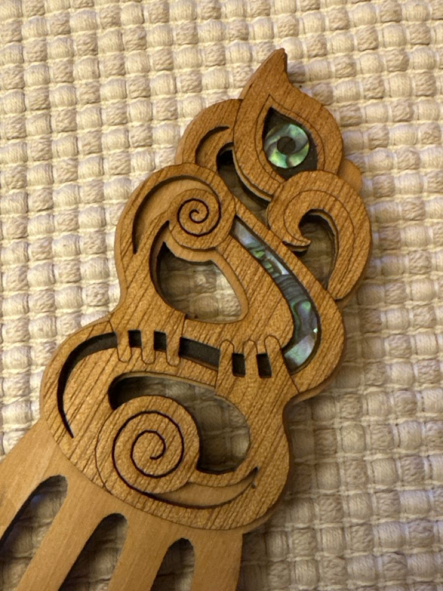 Accessori per capelli: Haarschmuck aus Holz und Perlmutt – Nuovo (secondo la descrizione) da Rümlang venduto da baselsale1 3