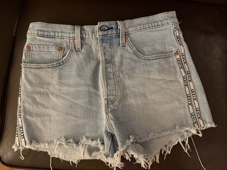 Levi’s 501 High Waist Cutoff Denim Shorts
