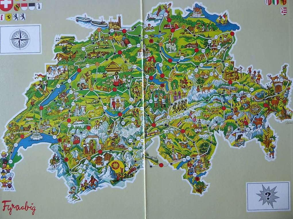Spiele: Unterhaltsames Schweizer Reise Spiel, Editoy 1986 – Gebraucht aus Turbenthal von Nautop 1