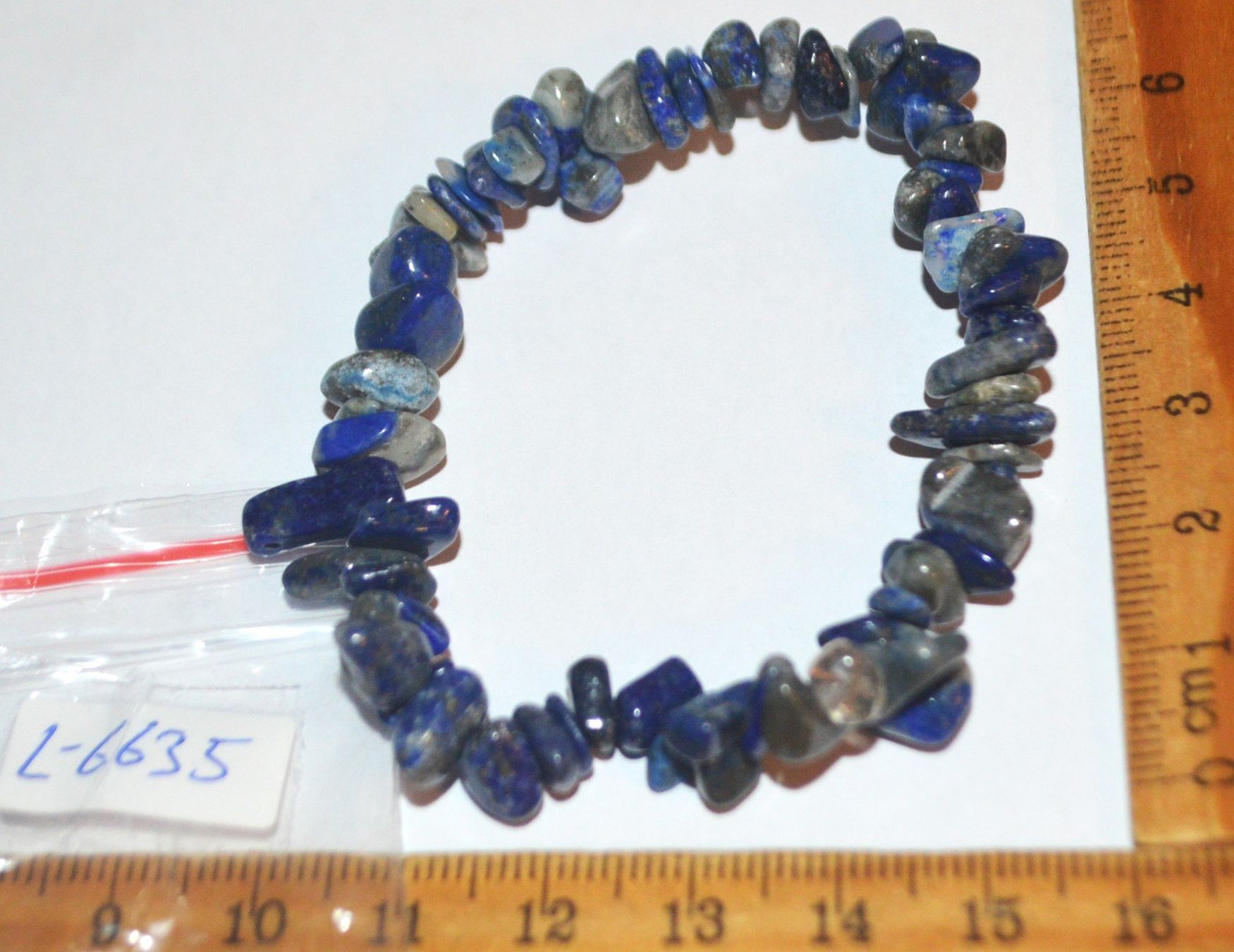 Armbänder & -reifen: Armband L-6635 – Lapislazuli Chips – elastisch – Neu und originalverpackt aus Goldiwil (Thun) von han_v5b7 4