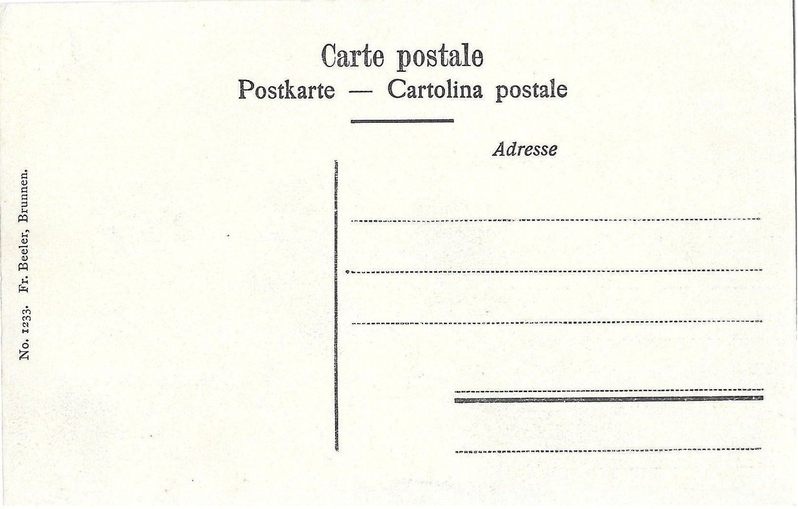 Cartoline postali: Brunnen Dorfplatz coloriert – Usato da Olten venduto da clotaldi 1