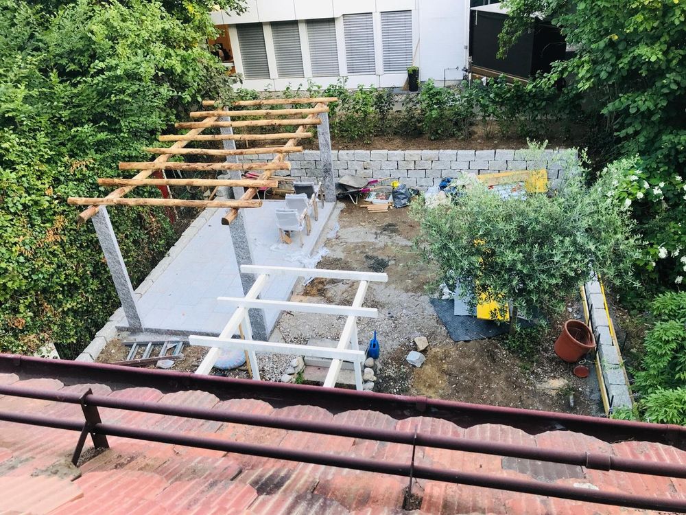 PERGOLA PFOSTEN TESSINER NATURSTEIN GNEIS HELL RIVIERA 280cm Kaufen