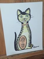 Aquarell Katze 30 cm ×24 cm