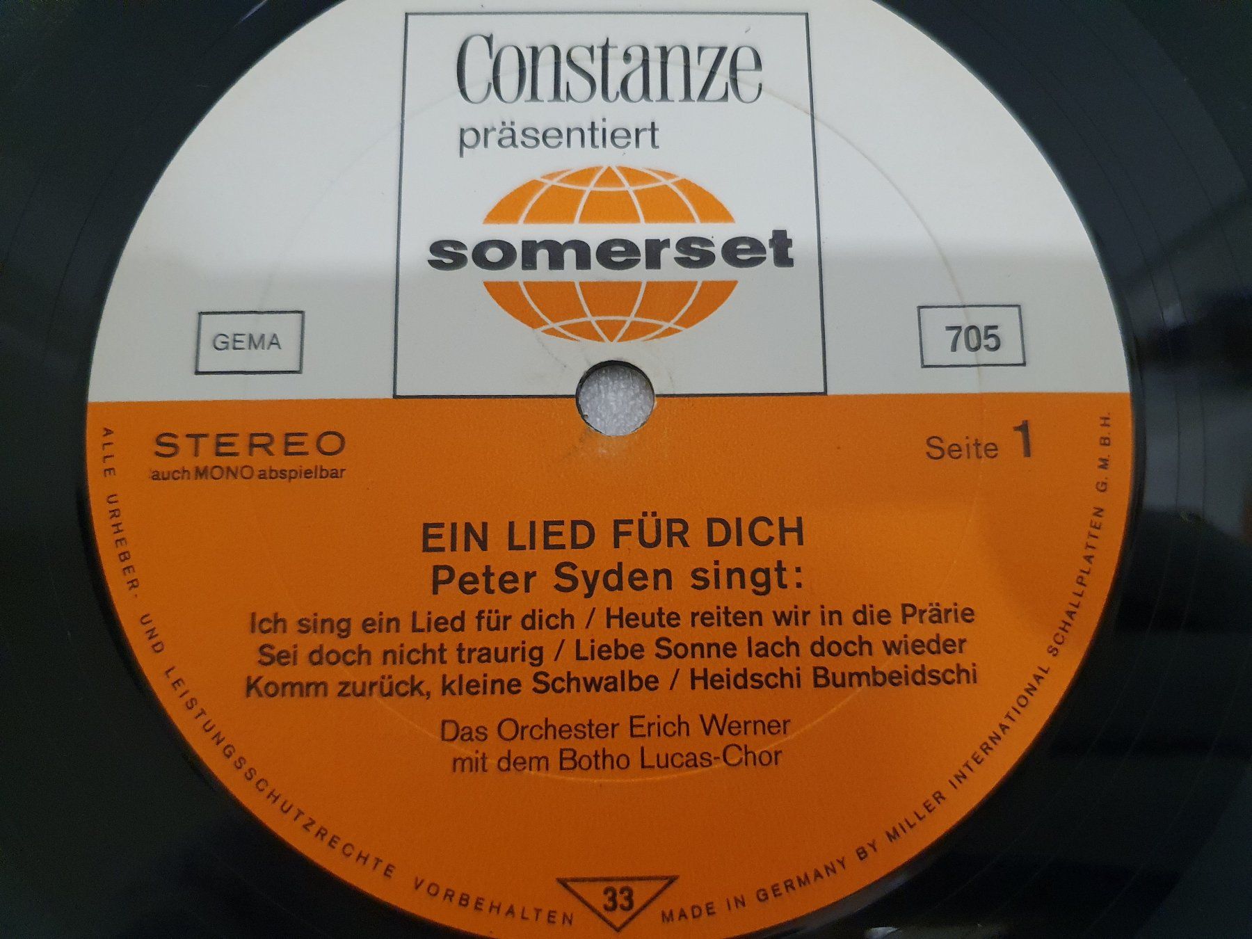 Dischi in vinile: Peter Syden – Ein Lied Für Dich – Usato da Uster venduto da Vinyl-Leidenschaft 3