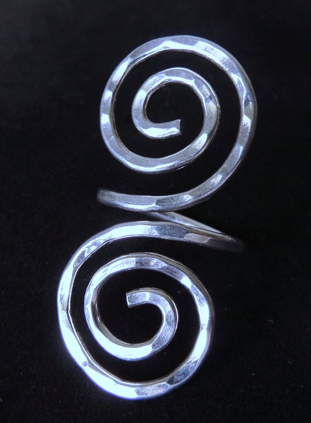 Anelli: Handgearbeiteter Silber 925 Spiralen Fingerring – Usato da Waldenburg venduto da schaller707 1