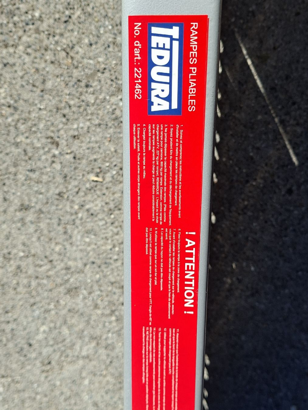 Rampe di accesso: Motorrad / Roller Rampe klappbar – Usato da Emdthal venduto da Pumi79 4