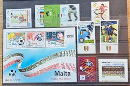 Motive football - Briefmarken **