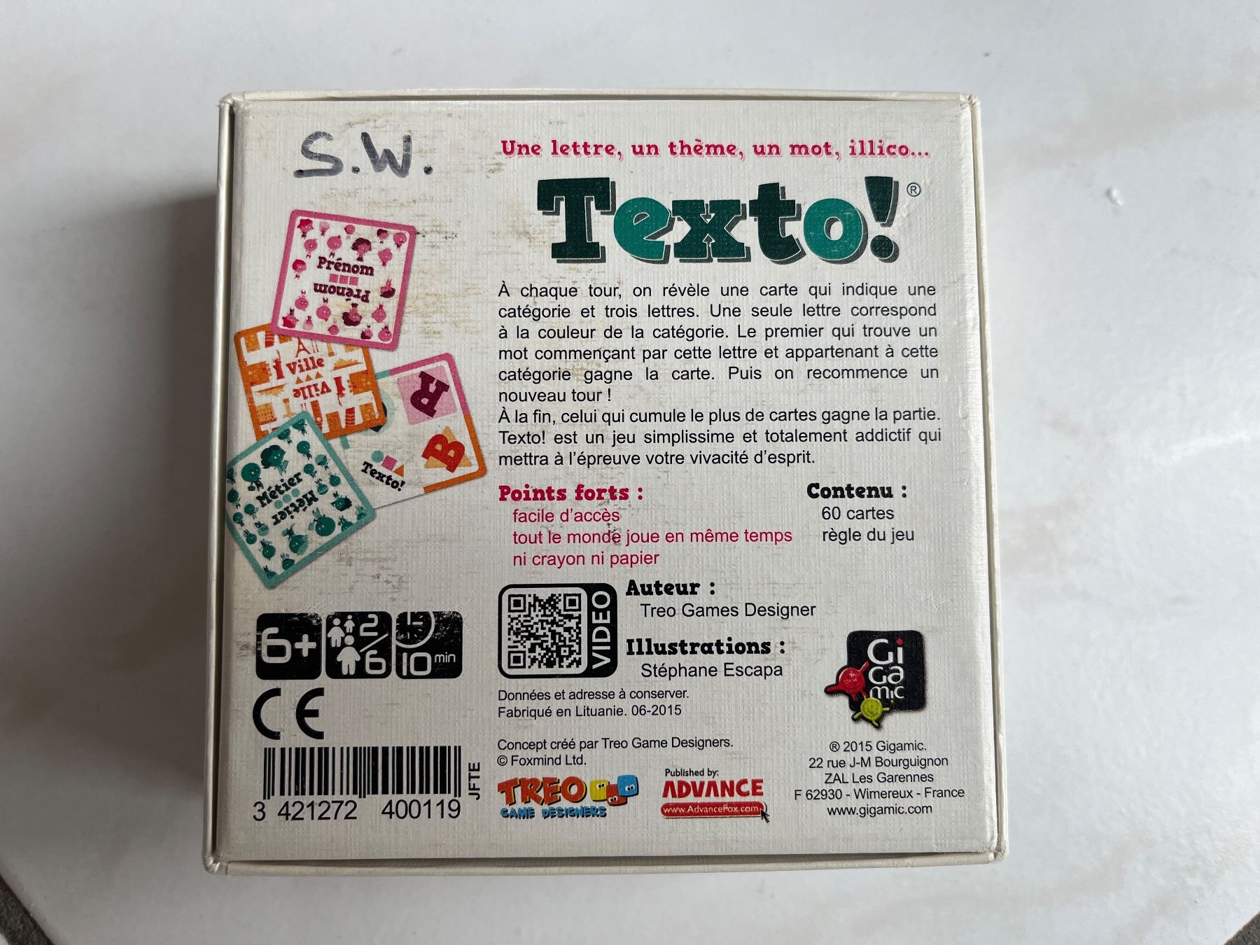 Giochi: Jeu Texto – Usato da Montalchez venduto da Azurea79 1