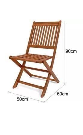 Tische: +Gartensitzgruppe Akazien holz 5 Tlg – Neu und originalverpackt aus Amriswil von JaJa-Express 9