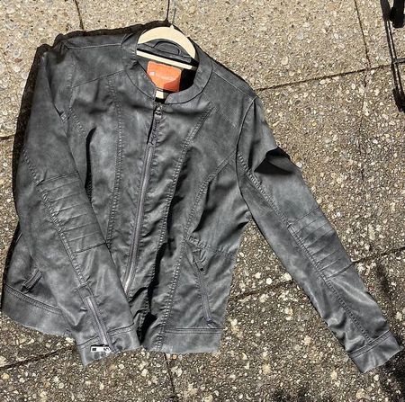 Street one Leder Imitat Jacke grau