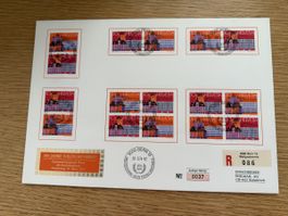 Luxusbrief FDC zusammenhängende Bern 28.3.1974