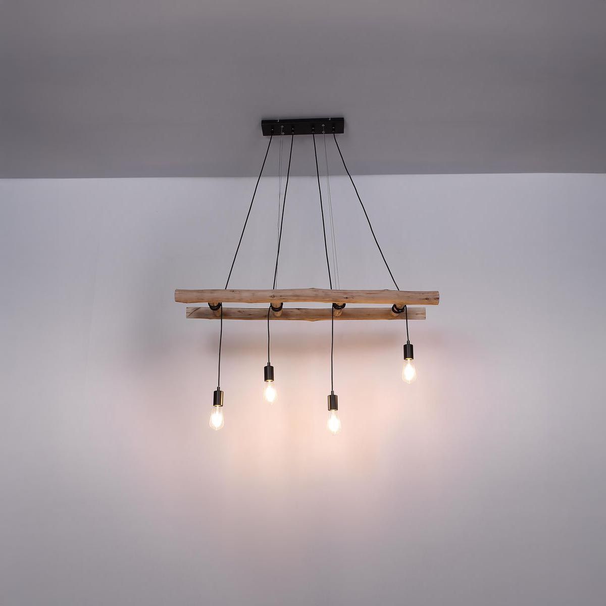 Lampadari & plafoniere: Pendelleuchte, Holz, 115 cm x 30 cm – Nuovo (secondo la descrizione) da Kreuzlingen venduto da Smart-Light