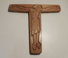 Kreuz signiertes Holzkreuz  32 hoch 36 cm dm