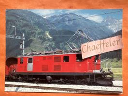 Furka Oberalp Bahn Postkarte Lokomotive HGe 4/4 33