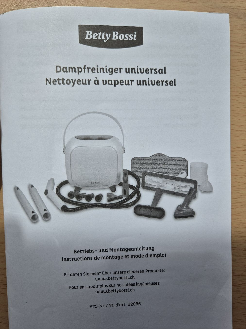 Pulitori a vapore: Dampfreiniger Universal Betty Bossi – Usato da Oensingen venduto da Dimitri16 1
