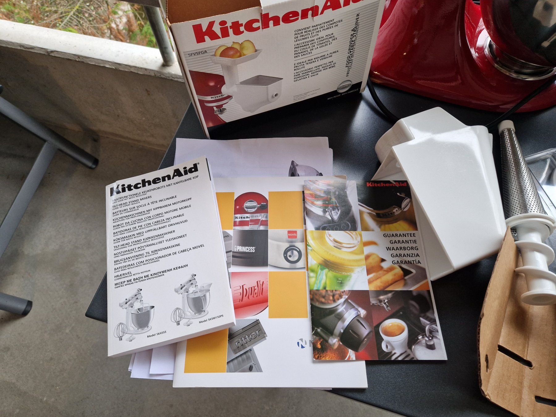 Kitchenaid Elettrodomestici da cucina: Kitchen Aid KSM 150 rot – Usato da Heimberg venduto da ngw01 8