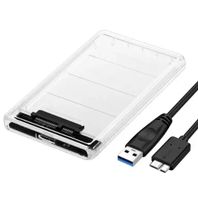 Gehäuse  2,5" Festplatten USB 3.1 Externes SATA SSD HDD