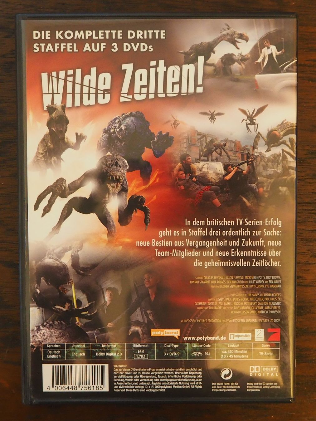 Tutti i DVDs: Primeval / Staffel 1 - 3 in einer Box – Usato da Chur venduto da dluli 4