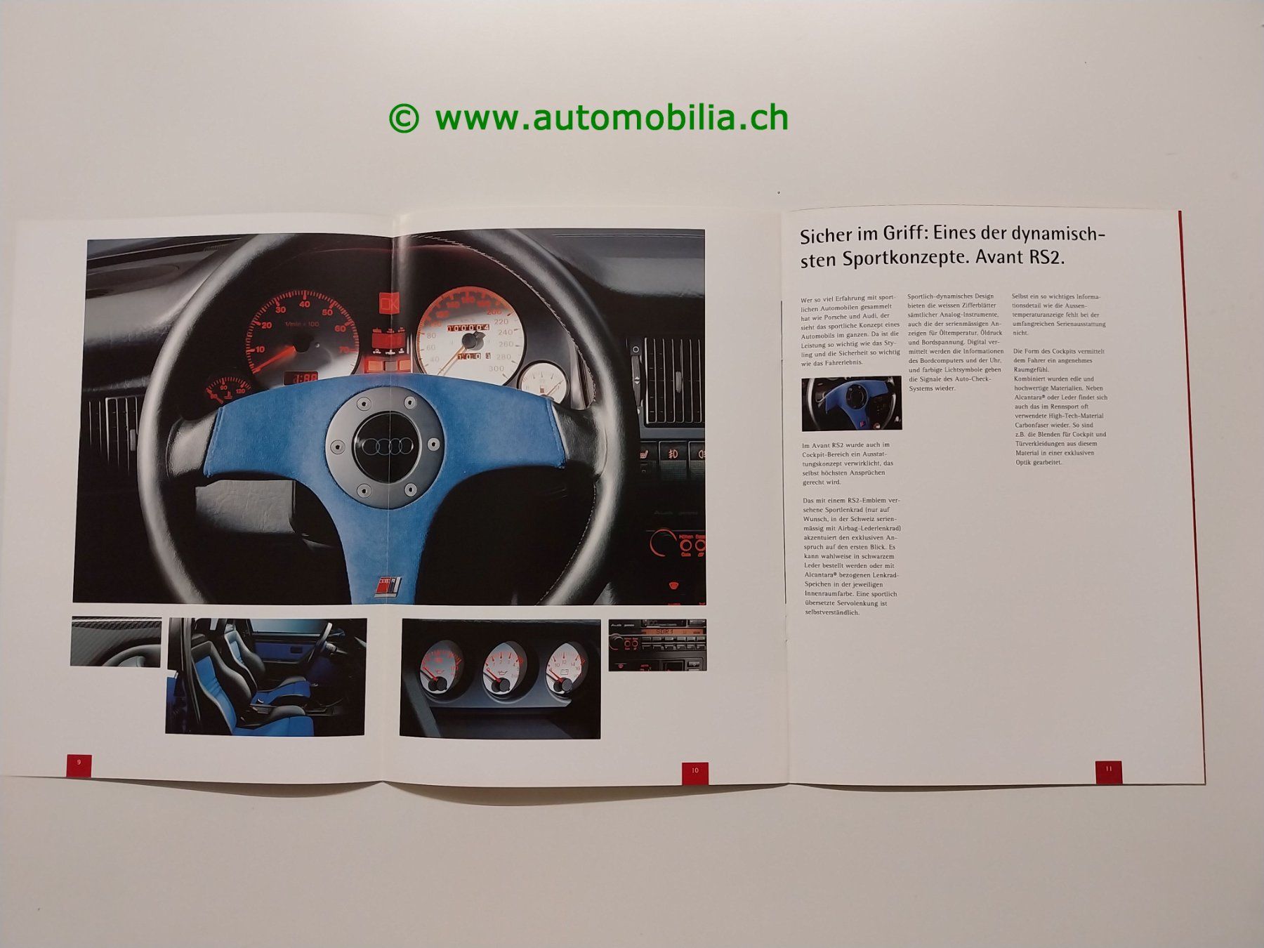 Audi Dokumente: Audi RS2 Avant 1994/01 Prospekt deutsch – Gebraucht aus Weingarten-Kalth von Bettelbruenneli 5