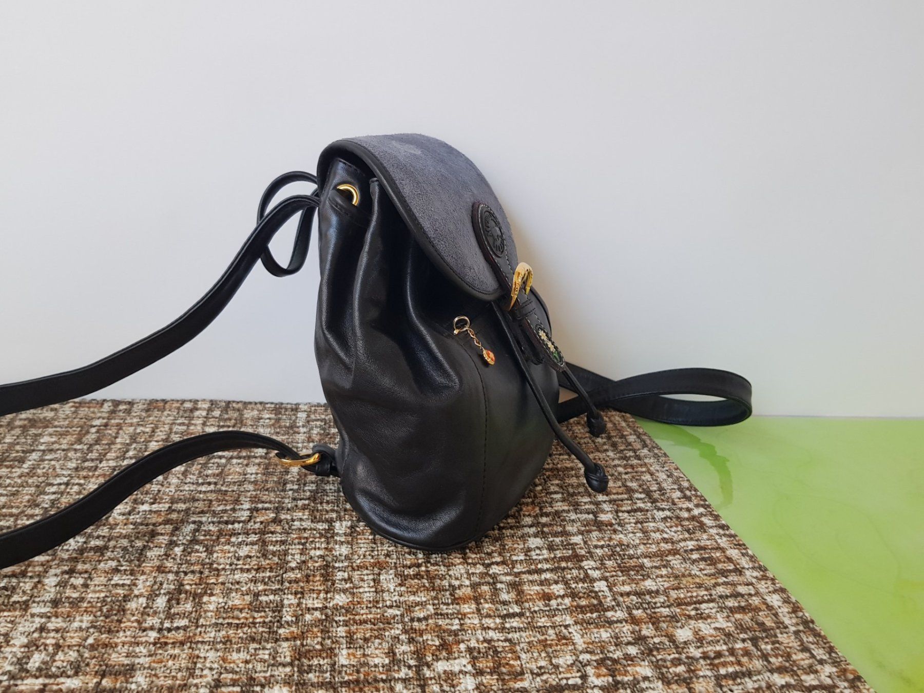 Michel Jordi Zaini: Michel Jordi Leder Rucksack – Usato da Basel venduto da Birs868 2