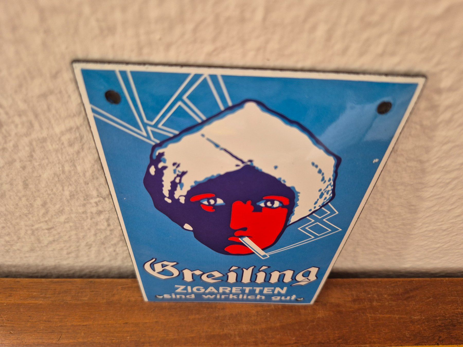 Schilder: Emailschild Greiling Zigaretten Logo Emaille Schild Reklame – Neu (gemäss Beschreibung) aus Schaffhausen von pfanis09 2